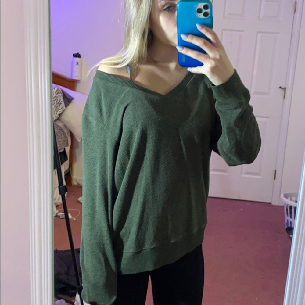 Pac Sun Olive Green Sweater